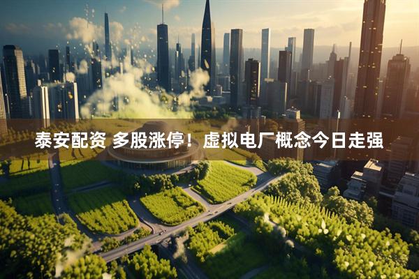 泰安配资 多股涨停！虚拟电厂概念今日走强