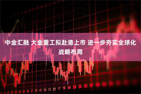 中金汇融 大金重工拟赴港上市 进一步夯实全球化战略布局