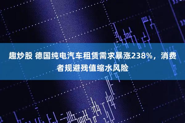趣炒股 德国纯电汽车租赁需求暴涨238%，消费者规避残值缩水风险